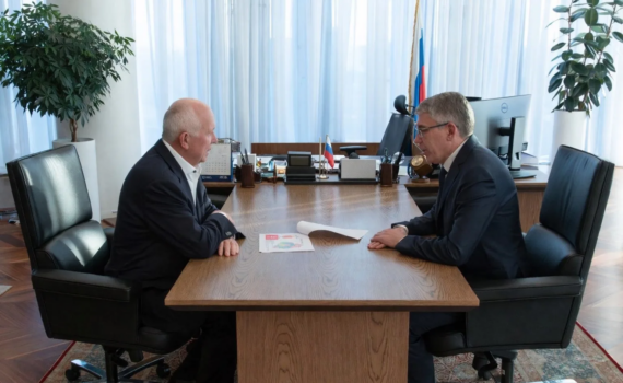 Миляев и Чемезов обсудили подготовку июньского форума Миляев и Чемезов обсудили подготовку июньского форума